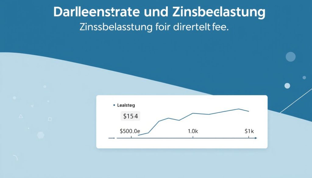 Darlehensrate und Zinsbelastung Darlehensrate und Zinsbelastung