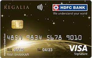 HDFC Regalia Credit Card