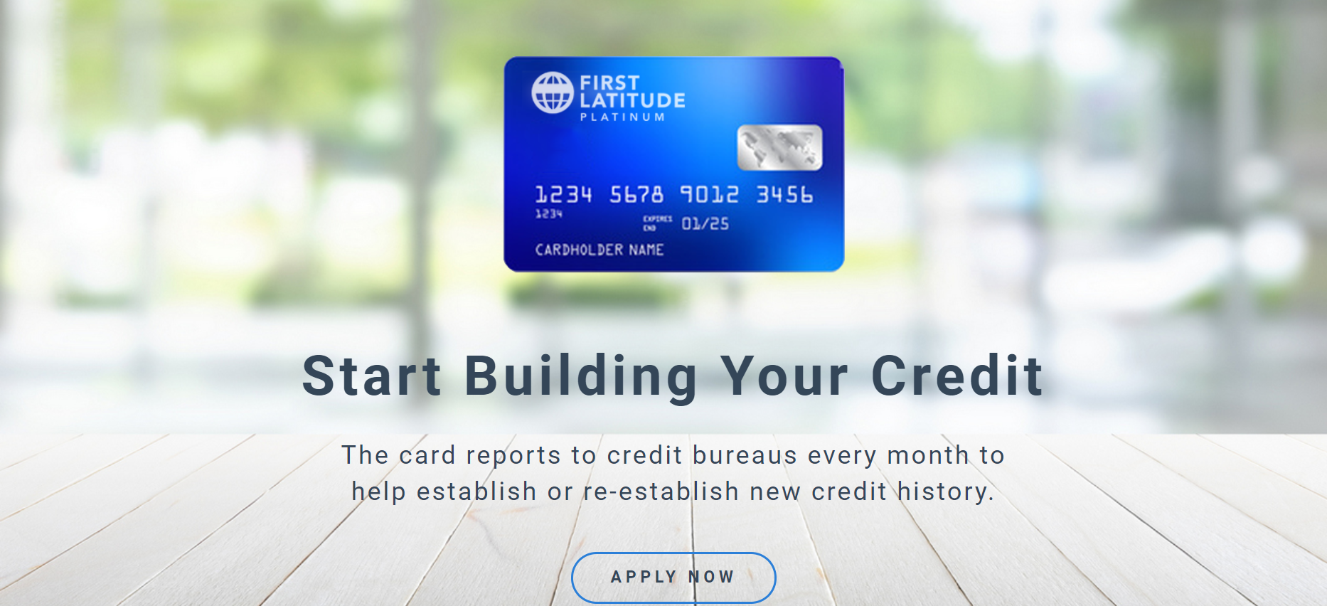 First Latitude Credit Card Easiest Way To Build Credit SafeWayMoney