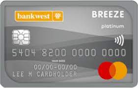 Bankwest Breeze Platinum Credit Card